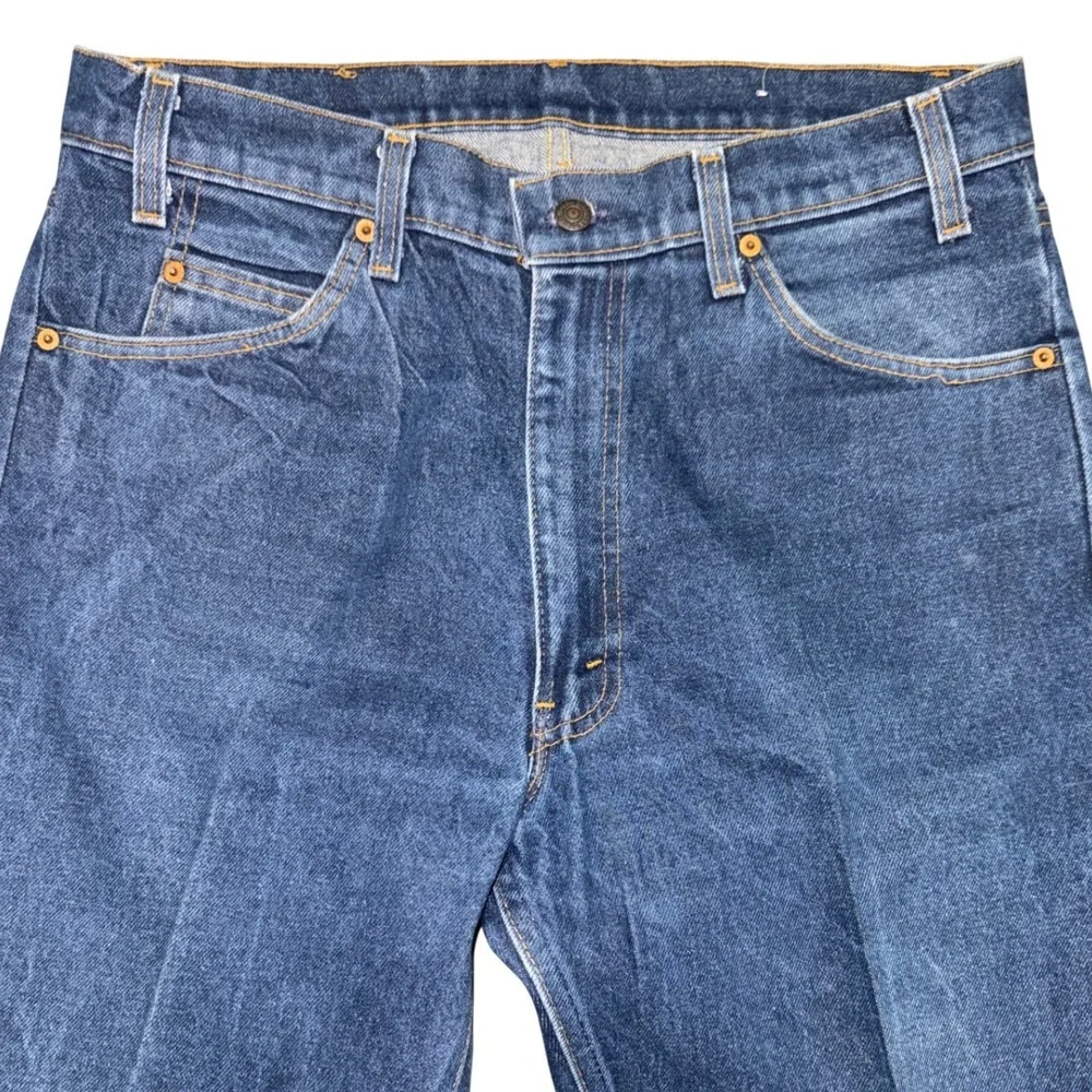 Vintage 1980's Levi's 20505-0217 Jeans Mens 36x34 Blue Straight Leg Made in USA